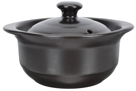 YATINGZHANG Cocotte Bol en céramique, Casserole, Soupe, ragoût, Couvercle de Cuisson, Bols en Argile, marmite à Riz, Plats, Pots à œufs, Tasse, Four à Vapeur Cocottes