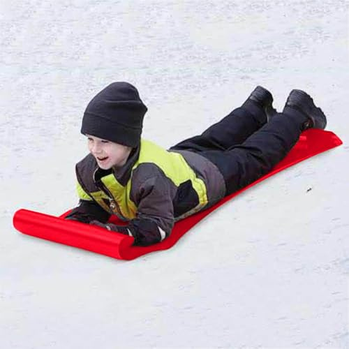 Robuster Schlitten für Erwachsene - Ganzjahres-Rutschbrett für Schnee, EIS und Sanddünen - Leicht & Tragbar - Outdoor Freizeit Sport (D)