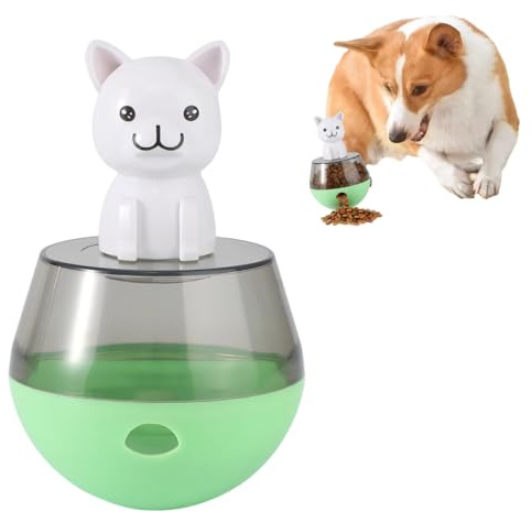 CARPJZ Interaktives Hundespielzeug,Hunde Futterball Wobbler mit Selbstaufrichtender Funktion für Katzen und Hunde
