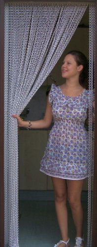 Holland Plastics UK Limited Aluminium Chain Curtain / Privacy / Insect Screen - 80cm Wide