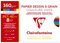 Clairefontaine 96773C Packung mit 8 Bögen Zeichenpapier Etival Color, DIN A3, 160g, 1 Pack, intensive Farben sortiert, Papier, 29,7 x 42 cm
