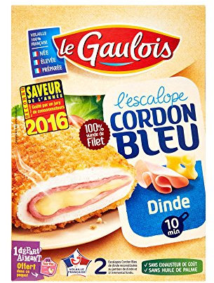 Le Gaulois L'Escalope Cordon Bleu Dinde 200 g