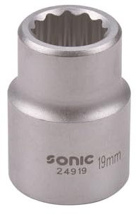 Sonic 24924-Stecknuss, 3/4-Zoll, 24 mm