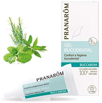 Buccarom Gel Higiene Dental 15G Pranarom | Mit ätherischen Ölen AEQT. Beruhigt und repariert; Mundhygiene und Komfort für Kinder.