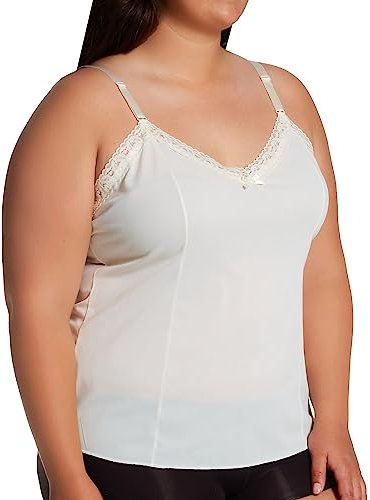 Shadowline Damen 22304 Daywear verstellbarer Riemen Camisole schwarz elfenbein weiß 34,36,38,40,42, Elfenbein, 44