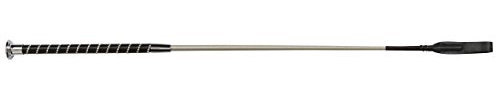 Covalliero Kerbl Springgerte Glitzer, 65 cm, Silber, mit Schlag Gerte