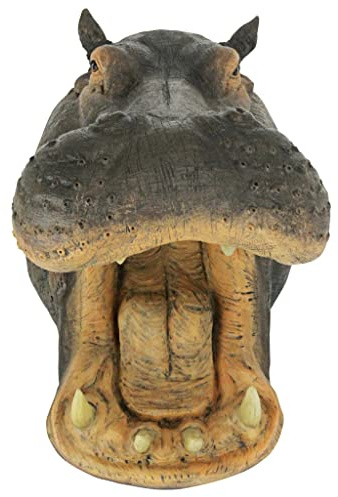 Design Toscano Huey Flusspferd Statue, Mehrfarbig