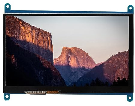 VBESTLIFE Écran LCD 1024X600 de 7 Pouces, rétro-éclairage capacitif de l'écran Tactile HDMI Ultra HD Contrôle séparé, Prise en de 5 Touches, écran HDMI Universel pour