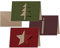 SIGEL DS083 Weihnachts-Karten Set mit Umschlag, A6 quer, Kraftpapier, 3 verschiedene Motive, 10 Stück Cut-out style, ideal zum Bedrucken, aus nachhaltigem Papier
