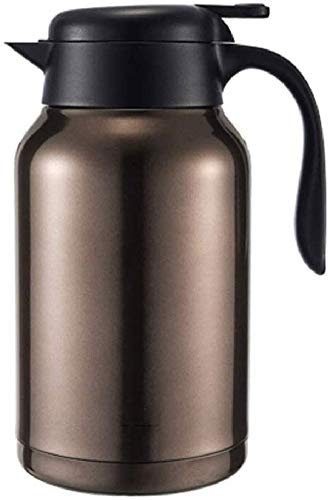 Isolierkanne Kaffee Thermoskanne Thermoskanne - Thermo-Kaffeekaraffe Aus Edelstahl, Isolierte Kaffee-Thermoskanne, Wasser, Getränkespender, Thermokanne In Premium-Qualität (Color : C, Size : 2L)