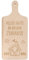 Spruchreif | Deko-Brotzeitbrett aus Holz | Holzbrett mit Gravur | Schneidebrett aus Holz mit Griff | Brotzeitbrett mit Spruch | Einweihungsgeschenk | Einzugsgeschenk | Geschenk neues Zuhause