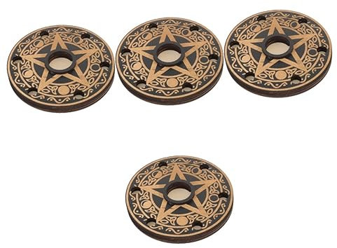 OSALADI 4stücke Holzständer Für Kristallkugel Stabiler Für Tischdekoration Für Tarot-tische Und Wohnzimmereinrichtungen Geeignet Für Runde Kristallkugeln