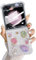LCHULLE for Samsung Galaxy Z Flip 5 5G Case Girls Women Glitter Bling Bumper Shockproof Phone Case Cute Sparkly Moon Star Planet Pattern Cover for Samsung Flip 5 5G(2023)-Clear