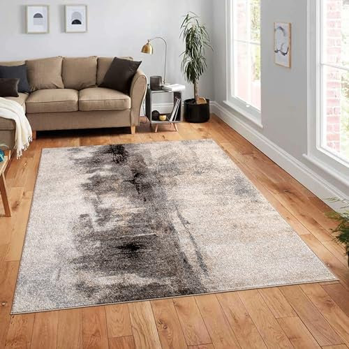 Paco Home Teppich Wohnzimmer Schlafzimmer Kurzflor Abstraktes Design Vintage Muster Weich Flauschig Moderne Deko, Grösse:200x280 cm, Farbe:Bunt 3