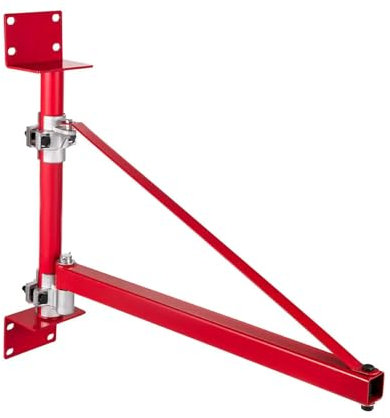 Niuus Electric Hoist Holder Swing Arm 75-115 Cm Hoist Accessories Swinging Scaffolding Pole Crane Block For Workshops Garages