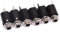 6 pcs Threaded Endpin Jack Bass Guitar Pickup Output Input Jack Socket Guitar Jack Socket Electric Acoustic Guitars