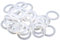 BBAUER 50Pcs Cs 3 Mm Weiße Odichtung Od 10-100 Mm Silikonnahrungsmittelabschnitt O-Ringe Siliziumhochtemperaturdichtung/Od 41Mm Id 35Mm