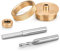 Oberfräseneinlagenbuchsen-Kit Ersatz für Oberfräsen-Schablonenführungssatz massives Messing Router Inlay Kit 71333 passt für 1/4 Oberfräsenschablonen für Holz
