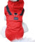 JoyDaog Premium-Hunde-Regenmantel mit Kapuze für extra kleine Hunde, Outdoor-Sport, wasserdichte Hunde-Regenjacke, Welpen-Regenmantel mit Taschen, Rot, Größe XS