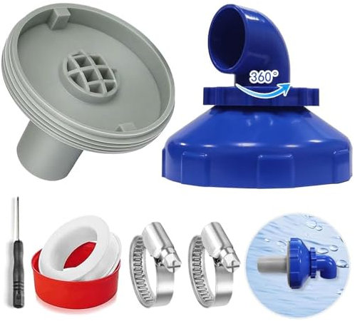 Anyingkai Pool Einlaufdüse 360° drehbar,Pool Auslassdüse,Ø32/38,Pool Düsen Set,Einlaufdüse Pool 32mm,Pooldüse,Intex Pool düse,für Intex Bestway Pool Düse Auslass Ausströmer Zubehör