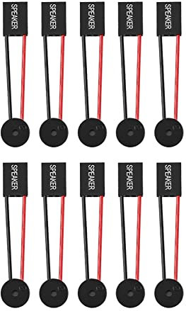 EIMSOAH 10pcs Desktop PC Computer Mainboard Case Beep Buzzer Speaker Connector Plug, Wired, ABS, Mono, Bracket Mount, Multimedia, For Computers, 10 Count
