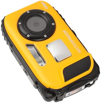 Underwater Camera, 650mAh Camera for Underwater Exploration (Yellow)