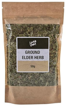 Lowhill Valley Ground Elder Herb - Aegopodium Podagraria Herbal Tea – Traditionally Used – 100% Pure – No Additives or Preservatives – Organically Grown – 50g