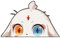 Wuthering Waves Peeker Abby Aufkleber – Anime Sticker für Auto Seitenscheibe, Niedlich, 2 Stück 14 x 8,5 cm