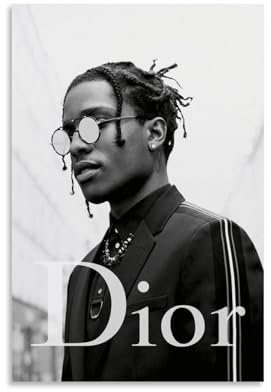 CJianqiang ASAP Rocky 4 Poster, Album, Sänger, Leinwand, Poster, Musikposter, Wandkunst, Dekoration, Gemälde, Schlafzimmer, Gemälde, Wohnzimmer, Poster, 30 x 45 cm, ungerahmter Stil