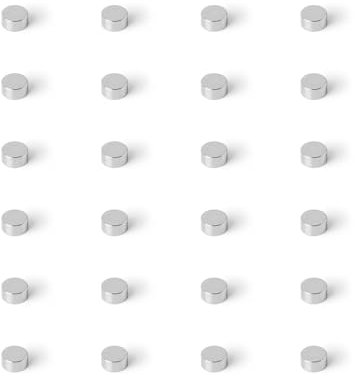 Strong Magnets Neodym Magnet - Rund 2 x 1 mm - 200 Stück - Extra stark, hält bis 100 g - Für Magnettafel, Kühlschrank, Whiteboard, Pinnwand, Büro