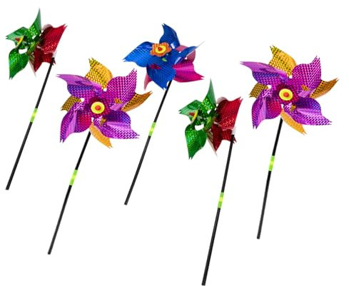 CIMAXIC 5stücke Gartenvogel Windräder Reflektierende Vögel Für Outdoor Für Bauernhöfe Und Gärten