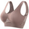 Mrat Sports Bras Women Non Wired Push Up Bra No Padded Wirefree Underwear Comfort Soft High Impact Bra Seamless Full Coverage Soft Bralette Everyday Bras Workout Yoga Running Gym Clearance 5XL