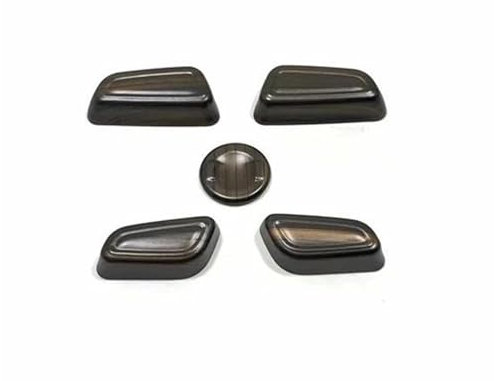 Copertura Adesiva Decorativa per Interruttore Volante in Finto Legno per Interni Auto, per, per Highlander 2021-2022, Accessori per Interni, Decorazione per Auto (Piccola Presa d'Aria)