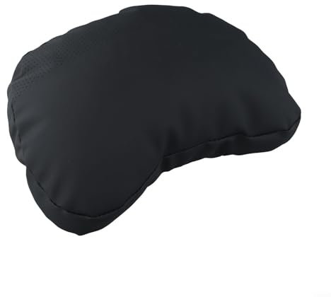 Premium Leder Kopfstütze Kissen für Tesla Fahrzeuge, verbessert Fahrkomfort und Entspannung (schwarz)