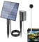 WJnflQN Solar Pond Air Pump Oxygenator Solar Aerator Pump For Pond 7V 2.5W Aerator Air Bubbler Adjustable Oxygen Pump For Aquarium Oxygen Outdoor Garden Pool
