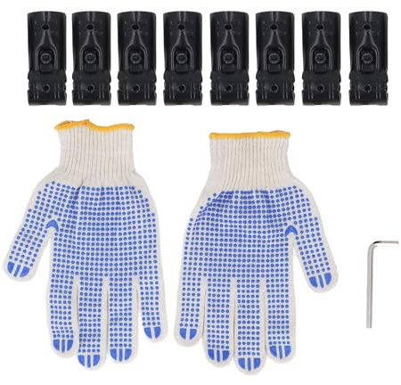 Abrazadera de tubo en forma de T de 28 mm con pernos y tuercas para pasamanos de valla de alambre de cadena de metal