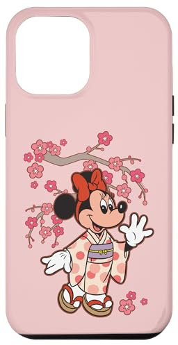 Disney Minnie Mouse in Kimono Cherry Blossoms Spring Sakura Case for iPhone 12 Pro Max