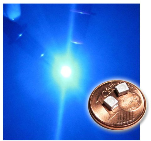 world-trading-net - 50 SMD LED PLCC-2 3528 BLAU Typ WTN-PLCC2-500b