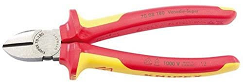 Knipex 32021 180mm Fully Insulated Diagonal Side Cutters