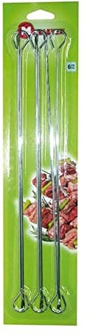 Metaltex 6 brochettes Chrom. 35cm