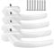 4 x Alu Fenstergriff in Weiß RAL 9016 - Stiftlänge 40mm