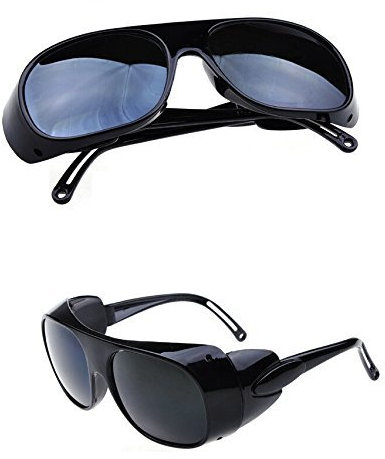 Nadalan Negro Gafas de Soldadura/Gafas de Trabajo/Gafas antichoque/Gafas de protección láser