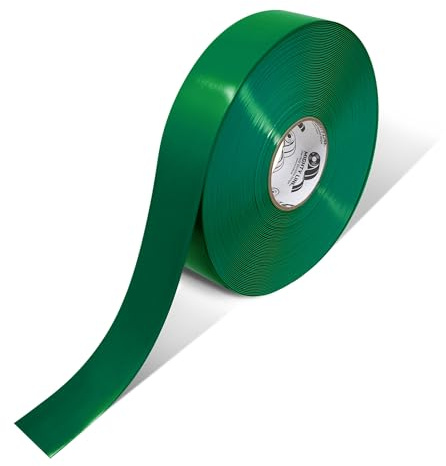 Industrial Floor Tape, Roll, Green, Vinyl