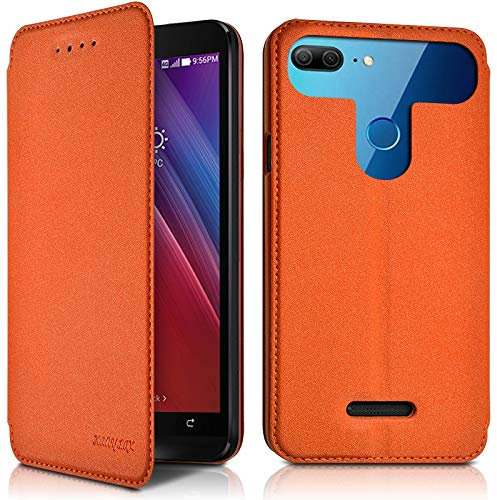 Etui à Rabat Couleur Orange (Ref.7-C) pour Smartphone Nokia 8