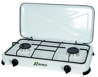 RIBIMEX PRF350 Gaskocher, 2 Flammen