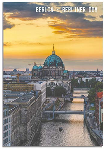 Kühlschrank-Magnet Berlin | Berliner Dom | Starker Halt | Fotomagnet 8 x 5,5 cm | typisches Souvenir