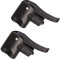2-Piece Dual Head Bike Track Pump - Tire Tyre Air Pump with Valve Adapter for Bicycle Replacement Accessories