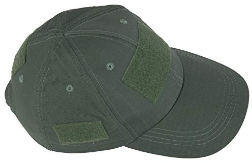 Tactical Baseball Cap mit Klett Einsatzcap Basecap Army Armee Mütze Tarncap Oliv