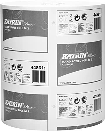 Handtuchrolle - Katrin Plus M2 ohne Hülse, hochweiß, 23,0 x 35,0 cm, 2-lagig