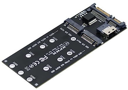 cablecc SFF-8654 vers U2 Kit NGFF M-Key vers Slimline SAS NVME PCIe SSD SATA Adaptateur pour carte mère